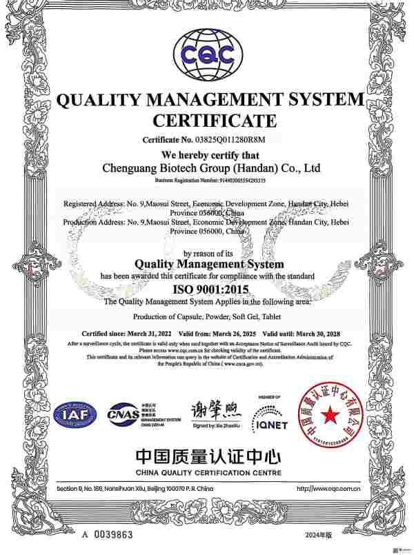Why ISO 9001 is Essential for Supplement Manufacturers No. 2picture